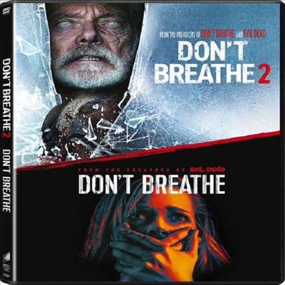 Don&#39;t Breathe (2016) / Don&#39;t Breathe 2 (2021) (맨 인 더 다크 / 맨 인 더 다크 2)(지역코드1)(한글무자막)(DVD)