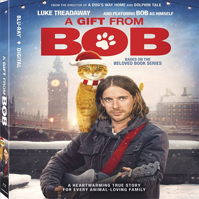 A Gift From Bob (내 어깨 위 고양이, 밥 2) (2020)(한글무자막)(Blu-ray)