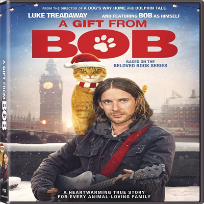A Gift From Bob (내 어깨 위 고양이, 밥 2) (2020)(지역코드1)(한글무자막)(DVD)