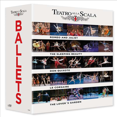 라 스칼라 극장 실황의 발레 5편 (Teatro Alla Scala Ballet Box) (7DVD Boxset)(DVD) - Ballet Company of Teatro alla Scala