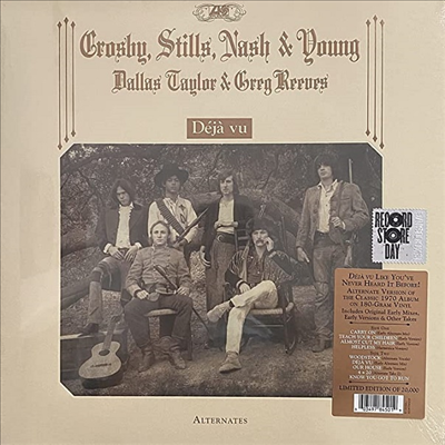 Crosby, Stills, Nash &amp; Young - Deja Vu (Alternates) (RSD2021)(180G)(LP)