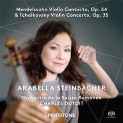 멘델스존 &amp; 차이코프스키: 바이올린 협주곡 (Mendelssohn &amp; Tchaikovsky: Violin Concertos) (SACD Hybrid) - Arabella Steinbacher