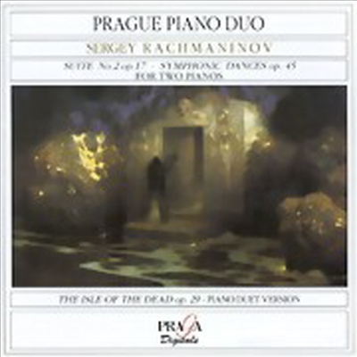 라흐마니노프 : 교향적 춤곡, 죽음의 섬, 모음곡 2번 (두 대의 피아노 편곡반) (Rachmaninov : Symphonic Dances Op.45, The Isle of the Dead Op.29, Suite No.2 Op.17)(CD) - Prague Piano Duo