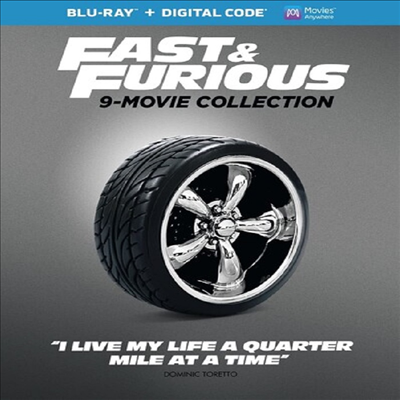 Fast & Furious: 9-Movie Collection (분노의 질주 컬렉션)(한글무자막)(Blu-ray)