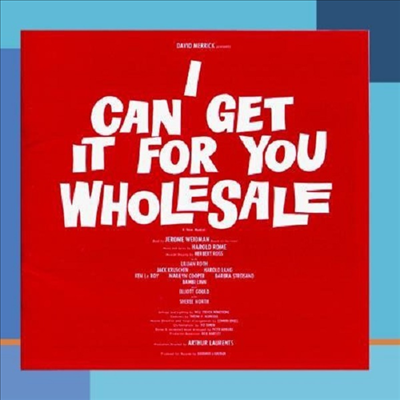 Barbra Streisand - I Can Get It for You Wholesale (나는 당신을 위해 그것을 구할 수있다) (Original Broadway Cast)(CD-R)