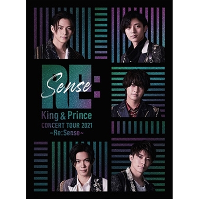 King &amp; Prince (킹 앤 프린스) - Concert Tour 2021 ~Re:Sense~ (2Blu-ray) (초회한정반)(Blu-ray)(2022)