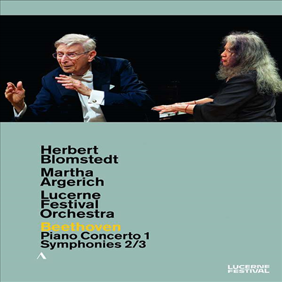 베토벤: 피아노 협주곡 1번 & 교향곡 2, 3 '영웅' 번 (Beethoven: Piano Concerto No.1 & Symphonies Nos.2 and 3 'Eroica') (DVD) (2020) - Herbert Blomstedt