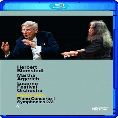 베토벤: 피아노 협주곡 1번 &amp; 교향곡 2, 3 &#39;영웅&#39; 번 (Beethoven: Piano Concerto No.1 &amp; Symphonies Nos.2 and 3 &#39;Eroica&#39;) (Blu-ray) (2020)(2021) - Herbert Blomstedt