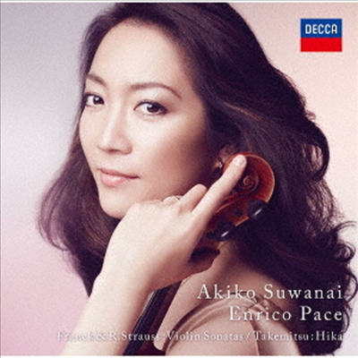 프랑크, R. 슈트라우스: 바이올린 소나타, 타케미추: 히카 (Franck & R. Strauss: Violin Sonatas. Takemitsu: Hika) (Ltd. Ed)(UHQCD)(일본반) - 아키코 스와나이 (Akiko Suwanai)