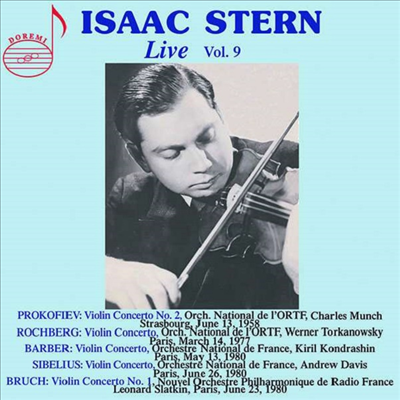 아이작 스턴 - 실황 9집 (Isaac Stern Live Vol. 9 - Barber, Bruch, Prokofiev, Rochberg &amp; Sibelius: Violin Concertos) (2CD) - Isaac Stern