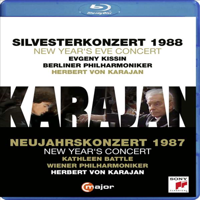 1988년 베를린 필 제야음악회 & 1987년 빈 필 신년음악회 실황 (New Years Day Concert 1987 & New Years Eve Concert 1988) (Blu-ray) (2021) - Herbert von Karajan