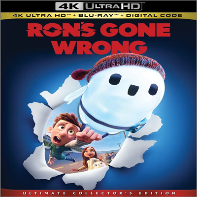 Ron&#39;s Gone Wrong (고장난 론) (2021)(한글무자막)(4K Ultra HD + Blu-ray)