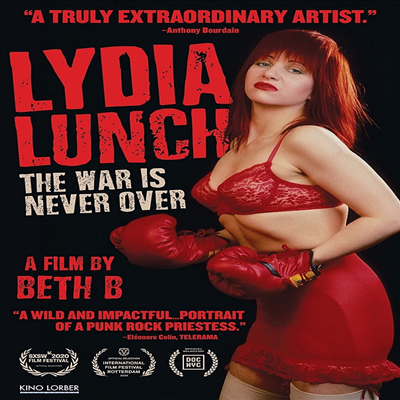 Lydia Lunch: The War Is Never Over (리디아 런치: 끝나지 않는 전쟁) (2019)(지역코드1)(한글무자막)(DVD)