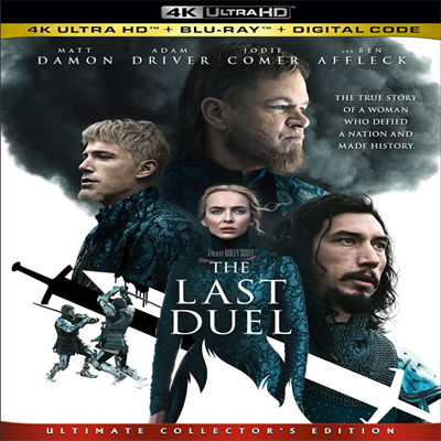 The Last Duel (라스트 듀얼: 최후의 결투) (2021)(한글무자막)(4K Ultra HD + Blu-ray)
