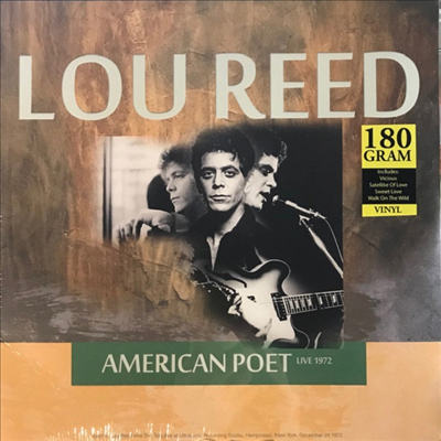 Lou Reed - Best Of American Poet (Live 1972) (Ltd)(180G)(LP)