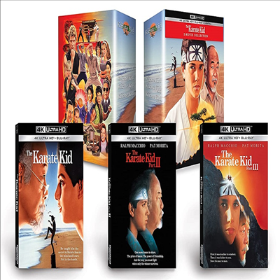 The Karate Kid: 3-Movie Collection (베스트 키드: 3 무비 켈렉션)(한글무자막)(4K Ultra HD + Blu-ray)