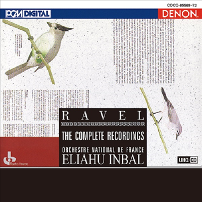 엘리아후 인발 - 라벨 레코딩 (Eliahu Inbal - Ravel Complete Recordings) (4UHQCD Boxset)(일본반) - Eliahu Inbal