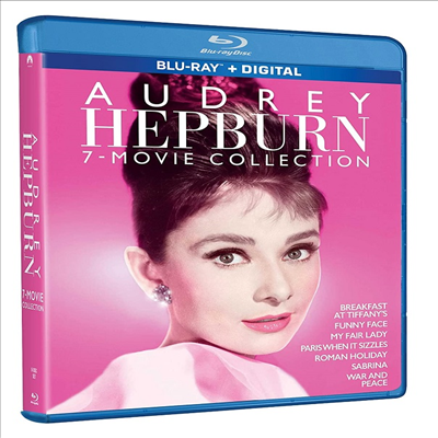 Audrey Hepburn: 7-Movie Collection (오드리 헵번: 7 무비 컬렉션)(한글무자막)(Blu-ray)