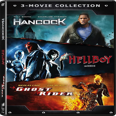 Hancock (2008) / Hellboy (2004) / Ghost Rider (2007) (핸콕 / 헬보이 / 고스트 라이더)(지역코드1)(한글무자막)(DVD)