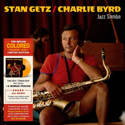 Stan Getz & Charlie Byrd - Jazz Samba (Ltd)(Remastered)(2 Bonus Tracks)(180G)(Solid Orange Vinyl)(LP)