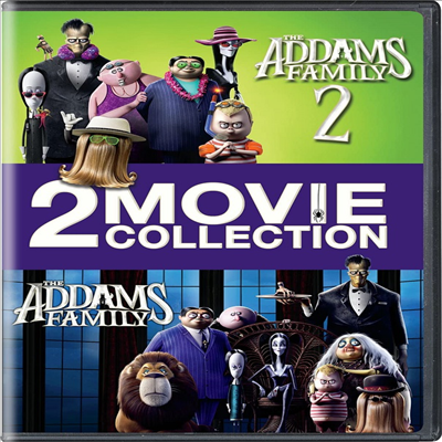 The Addams Family (2019) / The Addams Family 2 (2021) (아담스 패밀리 / 아담스 패밀리 2)(지역코드1)(한글무자막)(DVD)