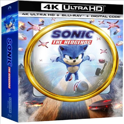 Sonic The Hedgehog (수퍼 소닉) (4K Ultra HD+Blu-ray)(한글무자막)
