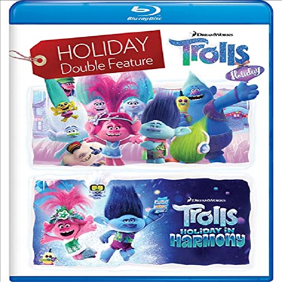 Trolls Holiday (2017) / Trolls Holiday In Harmony (2021) (트롤스 홀리데이 / 트롤스: 홀리데이 인 하모니)(한글무자막)(Blu-ray)(Blu-Ray-R)