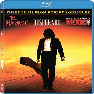 El Mariachi (1992) / Desperado (1995) / Once Upon A Time In Mexico (2003) (엘 마리아치 / 데스페라도)(한글무자막)(Blu-ray)