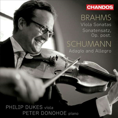 Brahms: Clarinet Sonatas Nos.1 &amp; 2 for Viola Sonatas)(CD) - Philip Dukes