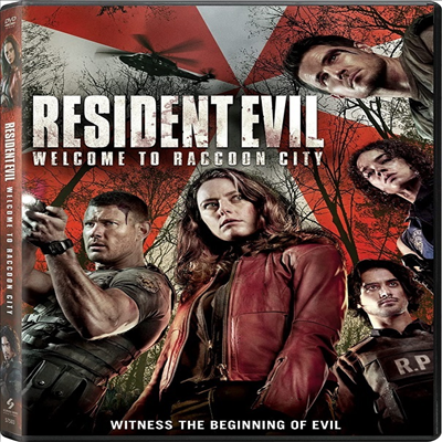 Resident Evil: Welcome To Raccoon City (레지던트 이블: 라쿤시티) (2021)(지역코드1)(한글무자막)(DVD)