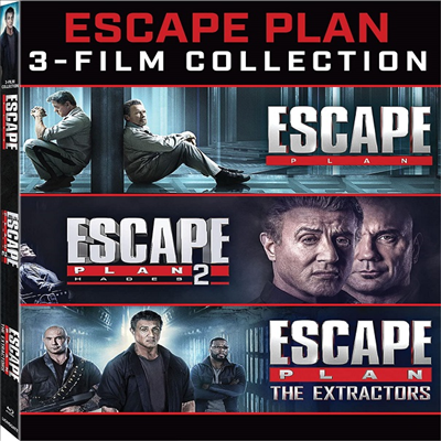 Escape Plan: 3-Film Collection (이스케이프 플랜: 3 필름 컬렉션)(한글무자막)(Blu-ray)