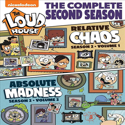 The Loud House: The Complete Second Season (링컨의 집에서 살아남기: 시즌 2)(지역코드1)(한글무자막)(DVD)