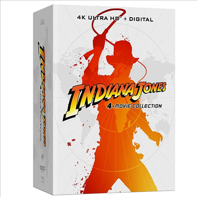 Indiana Jones: 4-Movie Collection (인디아나 존스: 4 무비 컬렉션) (Steelbook)(한글무자막)(4K Ultra HD)