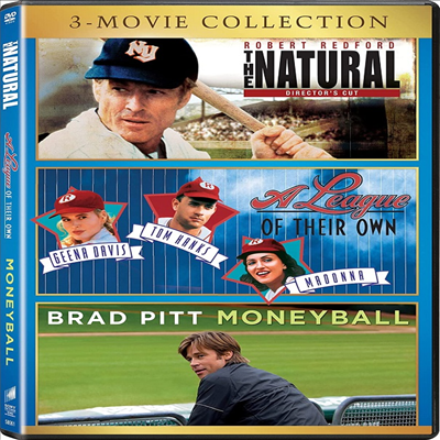The Natural (1984) / A League Of Their Own (1992) / Moneyball (2011) (내츄럴 / 그들만의 리그 / 머니볼)(지역코드1)(한글무자막)(DVD)