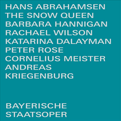 한스 아브라함센: 오페라 '눈의 여왕' (Hans Abrahamsen: Opera 'The Snow Queen') (한글자막)(DVD) (2022) - Cornelius Meister