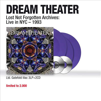 Dream Theater - Lost Not Forgotten Archives: Live In NYC - 1993 (Colored Gatefold 3LP+2CD)