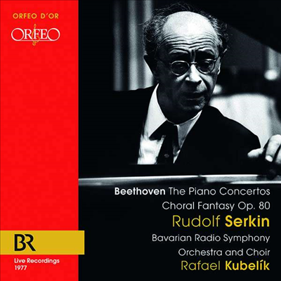 베토벤: 피아노 협주곡 1 - 5번 &amp; 합창 환상곡 (Beethoven: Piano Concertos Nos.1 - 5 &amp; Choral Fantasy) (3CD) - Rudolf Serkin
