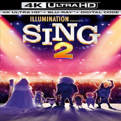 Sing 2 (씽2게더)(한글무자막)(4K Ultra HD+Blu-ray)