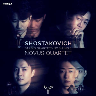 쇼스타코비치: 현악 사중주 3 & 8번 (Shostakovich: String Quartets Nos. 3 & 8)(CD) - 노부스 콰르텟 (Novus Quartet)