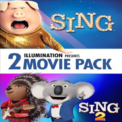 Sing / Sing 2 (씽/씽2게더)(지역코드1)(한글무자막)(DVD)