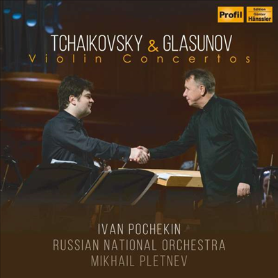 차이코프스키 & 글라주노프: 바이올린 협주곡 (Tchaikovsky & Glazunov: Violin Concertos)(CD) - Ivan Pochekin