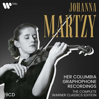 요한나 마르치 워너 전집 (Johanna Martzy - The Complete Warner Recordings) (9CD Boxset) - Johanna Martzy