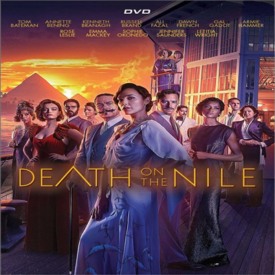 Death On The Nile (나일 강의 죽음) (2022)(지역코드1)(한글무자막)(DVD)