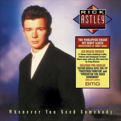 Rick Astley - Whenever You Need Somebody (Remastered)(Deluxe Edition)(Digipack)(2CD)