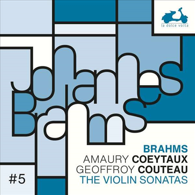 브람스: 바이올린 소나타 1, 2 & 3번 (Brahms: Violin Sonatas Nos.1, 2 & 3) (2CD)(CD) - Amaury Coeytaux