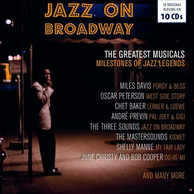 Various Artists - Jazz on Broadway - Milestones of Jazz Legends (10CD Boxset)