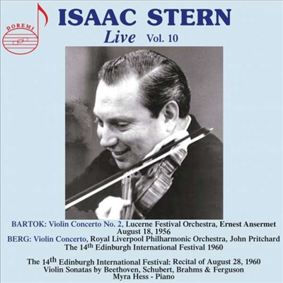 아이작 스턴 - 히스토릭 희귀 녹음집 (Isaac Stern - Bartok, Berg, Brahms, Schubert, Ferguson &amp; Beethoven, Live Vol.9) (2CD) - Isaac Stern