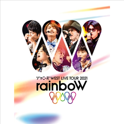 Johnny&#39;s West (쟈니즈 웨스트) - Live Tour 2021 Rainbow (2Blu-ray) (초회반)(Blu-ray)(2022)