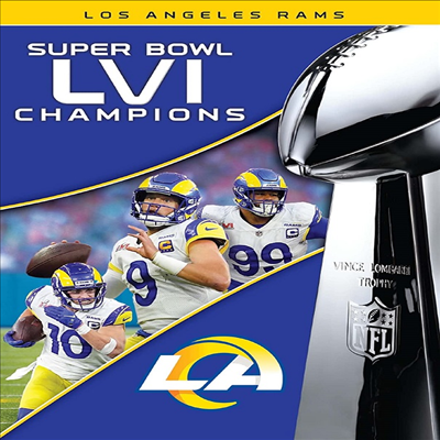 NFL Super Bowl LVI Champions: Los Angeles Rams (슈퍼볼 LVI 챔피언스: 로스앤젤레스 램스) (2022)(지역코드1)(한글무자막)(DVD)