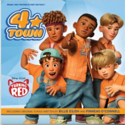 O.S.T. - 4*Town (From Disney And Pixar's Turning Red) (메이의 새빨간 비밀) (Soundtrack)(7 Inch Colored Single LP)